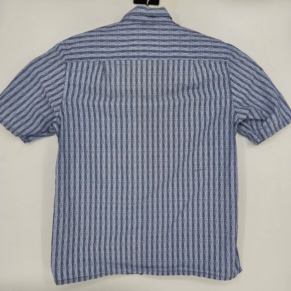 Jhane Barnes Shirt Mens Large Frequency Geometric Abstract Button‎ Down Casual - Picture 4 of 11